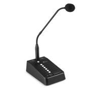 Micrófono Power Dynamics PMP M10 cuello de cisne para megafonía 6 zonas PoE