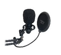 MICROFONO PROFESIONAL+ CON ACCESORIOS KEEP OUT XMICPRO KIT USB CONTROL DE GANANCIA ENTRADA DE AURICULARES FILTRO CARDIOLE BRAZO ARTICULADO