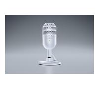 Razer Seiren V3 Mini - Micrófono USB ultracompacto - micrófono de condensador de 14mm (patrón de captación supercardioide, sensor Tap-to-Mute con indicador LED, amortiguador incorporado) Mercury