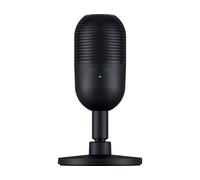Razer Seiren V3 Mini - Micrófono USB ultracompacto - micrófono de condensador de 14mm (patrón de captación supercardioide, sensor Tap-to-Mute con indicador LED, amortiguador incorporado) Negro