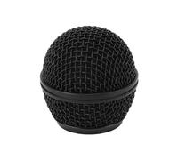 Micrófono Reemplazar la pelota negra Bola de metal Reemplazo de reemplazo de reemplazo de canto Compatibilidad universal