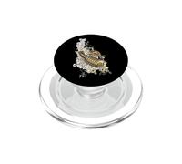 Micrófono Retro Spider DJ Music Graphic PopSockets PopGrip para MagSafe