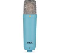 Micrófono Rode NT1 Signature XLR cardioide con filtro antipop azul