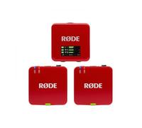 Rode Sistema de micrófono digital inalámbrico GO (Gen. 3), 2 canales, inalámbrico rojo