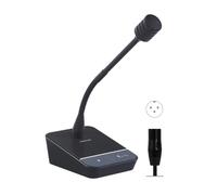 Micrófono sobremesa dinamico fonestar micset-d32 xlr micset-d32xlr