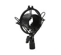 Micrófono Soporte de Choque, Adaptador de Micrófono Ajustable Firme Tornillo Extraíble Plástico Resistente para Micrófonos de 47-57 Mm