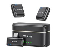 Micrófono Telesin P5-MCP-01 USB-C omnidireccional con powerbank y reducción de ruido