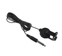 Micrófono transductor piezoeléctrico para guitarra acústica para violín, ukelele, violonchelo para banjo, mandolina, sonido natural claro para una fácil instalación, no requiere herramientas, negro