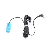 Micrófono trasero de coche con cable de extensión, 3.5mm para Q3 para A3 A1 para TT para A6 para Q5L para GOLF 7 Tayron MIB System, compatible con Sony Alpine para PIONEER para unidades principales
