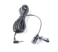 Micrófono unidireccional de techo de coche de 3,5 mm para Clarion, para Kenwood, para pioneros y reproductores de navegación, cable de 300 cm, Elec