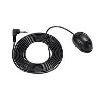 Micrófono universal de 3,5 mm para estéreo de coche, HD Voice Mic compatible con Kenwood, Sony, Boss, Corehan, Power Acoustik, JVC, Jensen, Alpine - Sistema Bluetooth GPS DVD, cable de 3 m, fácil de