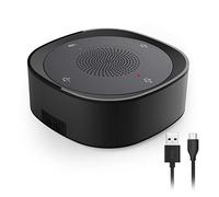 Micrófono USB para Altavoz, Altavoz de Conferencia, micrófono omnidireccional para computadora, con Recogida de Voz de 360º, Botones de Sensor táctil para silenciar/dessilenciar, transmisión, Altavoz