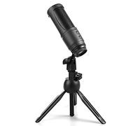 Micrófono USB para juegos, micrófono de grabación de condensador de metal para PC/Mac/iOS/Android con cancelación de ruido para grabación de voz y música, podcasting, streaming, juegos