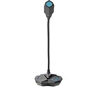 Micrófono USB para streaming y juegos (negro/azul) - NEDIS