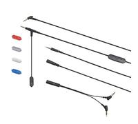 Micrófono V-Moda BoomPro X | para Gaming y comunicación | con Cable - Jack de 3,5 mm | Boom Flexible | Controlador de Pinza con botón de Silencio y Rueda de Volumen | Negro