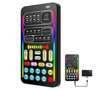 Micrófono Voz Changer, 8 tipos de mezclador de audio, función de cambio de voz para adultos, procesador de efectos de sonido compacto, dispositivo de efectos de ordenador para teléfono móvil ordenador