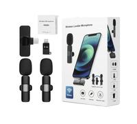 micrófonos inalámbricos para moviles: para Grabar Videos para iPhone, iPad y Dispositivos Android, cancelación de Ruido, para Youtube/Vlogging/Transmisión en Vivo/Tiktok/Entrevista