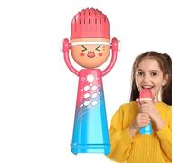 Micrófonos para niños para cantar, micrófono para niños pequeños | Micrófonos de canto inalámbrico para niños - Juguete musical sensorial de cambio de voz divertido, actividad de aprendizaje preescola