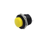 Microinterruptor 100 Uds R13-507 SPST NO rojo negro blanco amarillo verde azul tapa redonda interruptor de botón AC 6A/125V 3A/250V 6 colores(10)