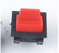 Microinterruptor, 2 piezas Interruptor de paleta ON-OFF 4 pines 15A 250VAC /20A 125VAC(Red)
