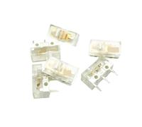 Microinterruptor blanco transparente de 10 a 100 piezas. Interruptores botón millones veces que pueden reemplazar D2FC F 7N D2FC-FK(20Pcs Micro Switch)