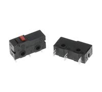 Microinterruptor de contacto de cobre, 5 A, 125/250 V, mini interruptor de límite No NC, 2/3 polos, barra de arco de rodillo rápido, interruptor de botón rápido (Without Lever No-Nc, 5 unidades)