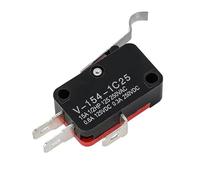 Microinterruptor de límite de carrera con rodillo de mango largo V-154-1C25, 5/10 unidades(5PCS)
