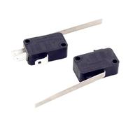 Microinterruptor de límite SV-163-1C25, 0,3-15 A, 250 V CA, 3 pines, mango largo, autorreinicio, 10 unidades