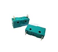 Microinterruptores, 5 uds., microinterruptor, brazo de palanca rodillo, SPDT, acción a presión, 5A, 250V, KW4A, NC-NO-C con polea, interruptor límite carrera 3 pines y 2(2pin Nomal Close)