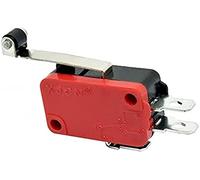 Microinterruptores V-15 V-151 V-152 V-153 V-154 V-155 V-156-1C25 Microinterruptor 16A 250VAC SPDT Interruptor de límite recorrido momentáneo 1NO1NC Rodillo palanca(V-156-1c25,5pcs)