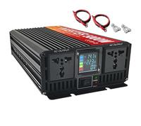 Microinversor, Inversor de onda sinusoidal pura de 3000 W, 4000 W y 5000 W, doble toma, pantalla LCD, convertidor de voltaje de CC a CA, fuente de alimentación(1500W,12V To 220V)