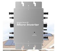 Microinversor MPPT de 1600W, microinversor de conexión a red solar, control WiFi, autoenfriamiento, DC22-60V a AC120-230V, inversores de corriente, impermeable IP65 para techo al aire libre