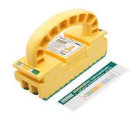 MICROJIG GRR-RIPPER 2GO - Bloque de empuje para fresadoras, juntas, sierras de banda y mesa, herramienta de carpintería, agarre extremo, GR2-GO, amarillo/verde