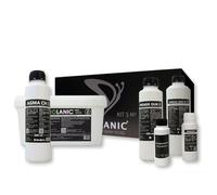 MICROLANIC - Kit Microcemento 5M² Listo al Uso - Superficies Absorbentes Lisas SAL - Microcemento para Pared, Yeso, Pladur, Pintura (GRIS 40%)