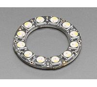 MicroMaker Adafruit - Anillo NeoPixel (12 ledes 5050 RGBW con controlador integrado, 6000 K, SKU 2853)