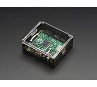 MicroMaker Carcasa para ordenador de una sola placa Adafruit Raspberry Pi A+ Case - Base Smoke w/Clear Top - SKU 2359