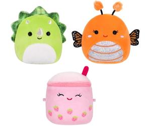 Micromallows SQMM0192 - Juego de 3 minimallows súper Suaves de 6,5 cm (Mony, Tristan, Victoria)