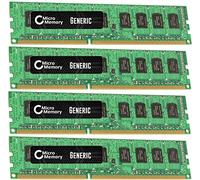 MicroMemory 32GB DDR3 1600MHz Módulo de Memoria ECC de 32 GB - Módulos de Memoria (32 GB, 4 x 8 GB, DDR3, 1600 MHz, Multicolor)