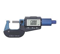 micrómetro, 0.001mm Micrómetro exterior 0-25-50-75-100mm Medidor de micrómetros digitales Medida de transmisión de datos compatible con Bluetooth(0-25mm)