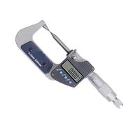 micrómetro, 0-25 mm 0.001 mm Punto doble digital fuera de micrómetro Consejo electrónico de carburo Herramientas de medición de micrómetros