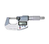 micrómetro, 0-25 mm Micron Digital Outside Micrómetro Micrómetro Micrómetro Herramientas de medición de medición digital de 0.001 mm(0-25mm)