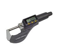 micrómetro, 0-25mm 1inch Micromaster Digital Cabeza micrométrico 0.001mm Electrónico Micrómetro Micrómetro Carburo Mida Herramientas Calibrador Calibrador(Digital micrometer)