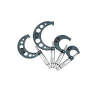 micrómetro, 1 PC 0-150mm Micrómetro exterior Juego de micrómetros Tipo de parada de trinquete 0-100mm Calibrador de calibradores de metal Herramientas de calibrador(0-25mm)