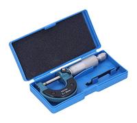 Micrómetro, 2 piezas de acero para rodamientos, herramienta de medición de diámetro exterior de alta precisión, juego de herramientas de maquinista de 0-25 mm para joyeros,