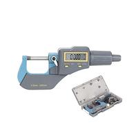 micrómetro, Calibrador electrónico micrómetro exterior 0-25mm 25-50mm 50-75mm 75-100mm 0.001mm Instrumentos de medición Herramienta de calibrador digital(0-25mm)