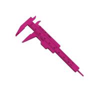 micrómetro, Calibrador Vernier De Plástico De Doble Regla De 0 A 80 Mm, Calibre De Cuadrante For Estudiantes, Micrómetro, Regla De Medición De Diámetro Interior Y Profundidad, 1 Unidad.(Rose)