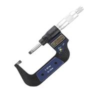 Micrómetro con pantalla Digital, micrómetros de un solo punto, tubo, micromicrómetros medición pequeños, 0-25mm(Tube 0-25 A)