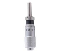 Micrómetro de Cabeza Esférica, 0-13mm, Precisión 0.01mm, Metal Plateado - Alta Exactitud, Diseño Ergonómico, Ideal para Instrumentos de Medición y Ajuste Fino (Cabeza esférica con tuerca)