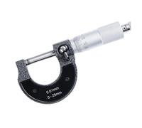 Micrómetro de calibre preciso 0-25 mm 0.001 mm Calibrador métrico exterior Herienta de medición micrométrica Micrómetro externo Medidores micrométricos(0-25mm)