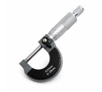 MicróMetro De Exteriores, Calibrador MéTrico De Alta PrecisióN De 0-25 Mm | Tope Trinquete, Rango 0-25 Mm, GraduacióN 0,01 Mm, Herramienta PrecisióN Para Mecanizado, Estuche Almacenamiento